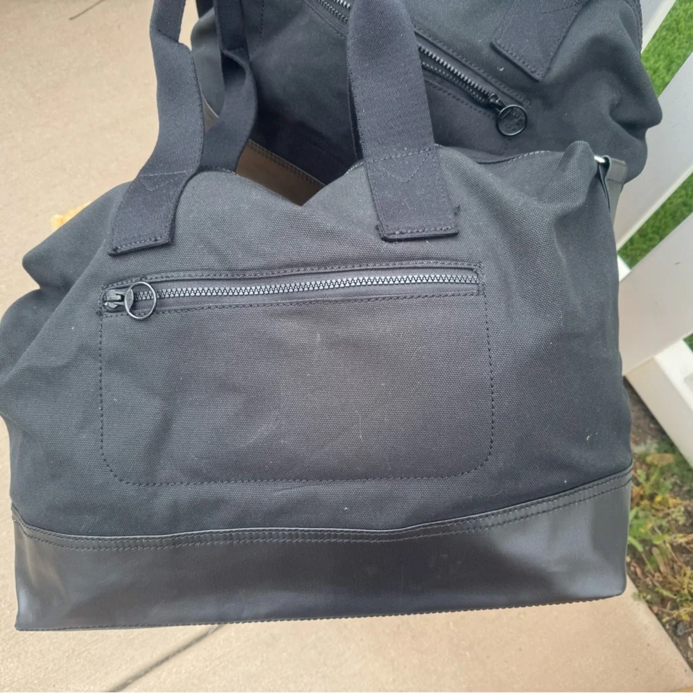 Lands' End Black Tote Bag